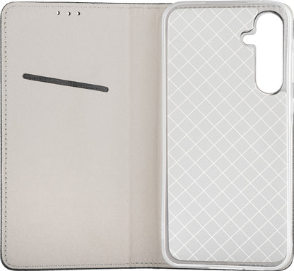 Tok Samsung Galaxy M16 M166 / A16 5G A166 / A16 4G A165 készülékhez, OEM, Smart Magnet, Fekete