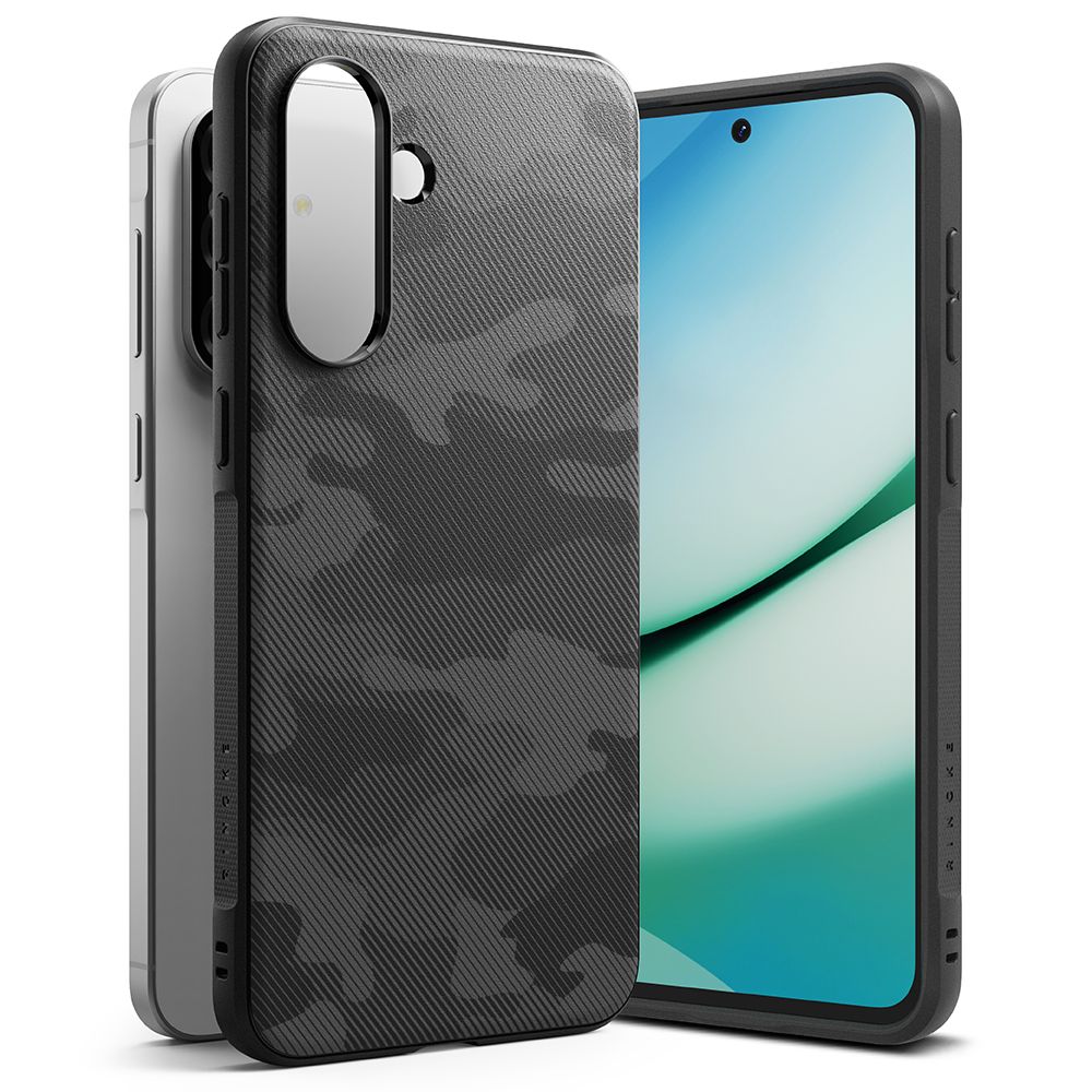 Tok Samsung Galaxy A36 A366-hoz, Ringke, Onyx Camo, Fekete