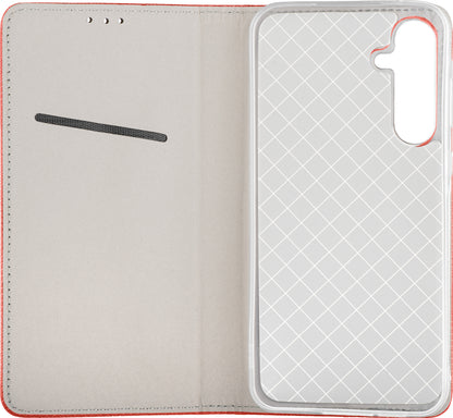 Tok Samsung Galaxy A26 A266-hoz, OEM, Smart Magnet, Piros