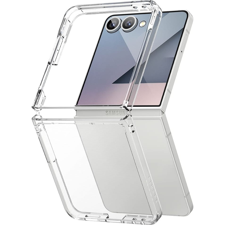 Tok Samsung Galaxy Z Flip7 F766-hoz, Ringke, Fusion, Átlátszó