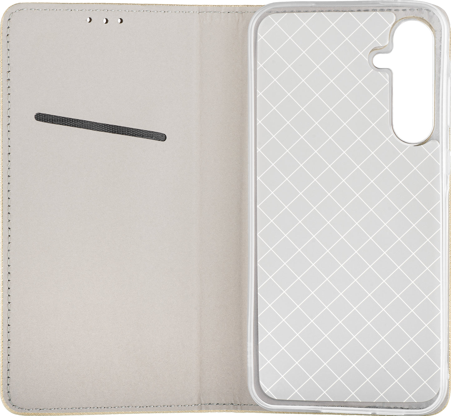Tok Samsung Galaxy A17 4G / A17 5G-hez, OEM, Smart Magnet, Arany