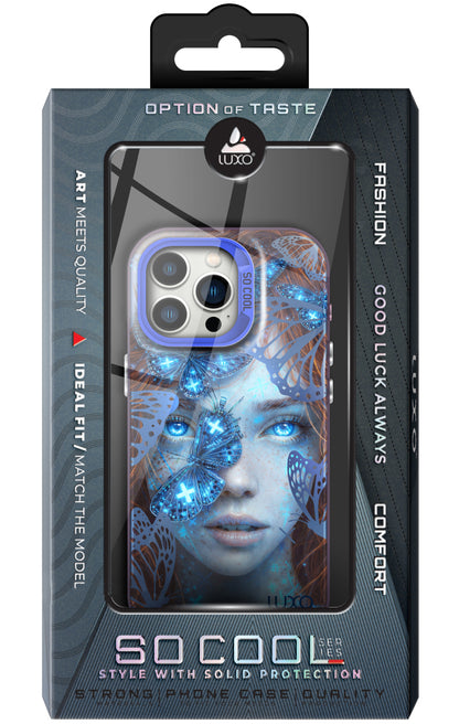 Tok Samsung Galaxy A54 A546-hez, LUXO So CooL, ArcadiA Butterfly Girl, Többszínű