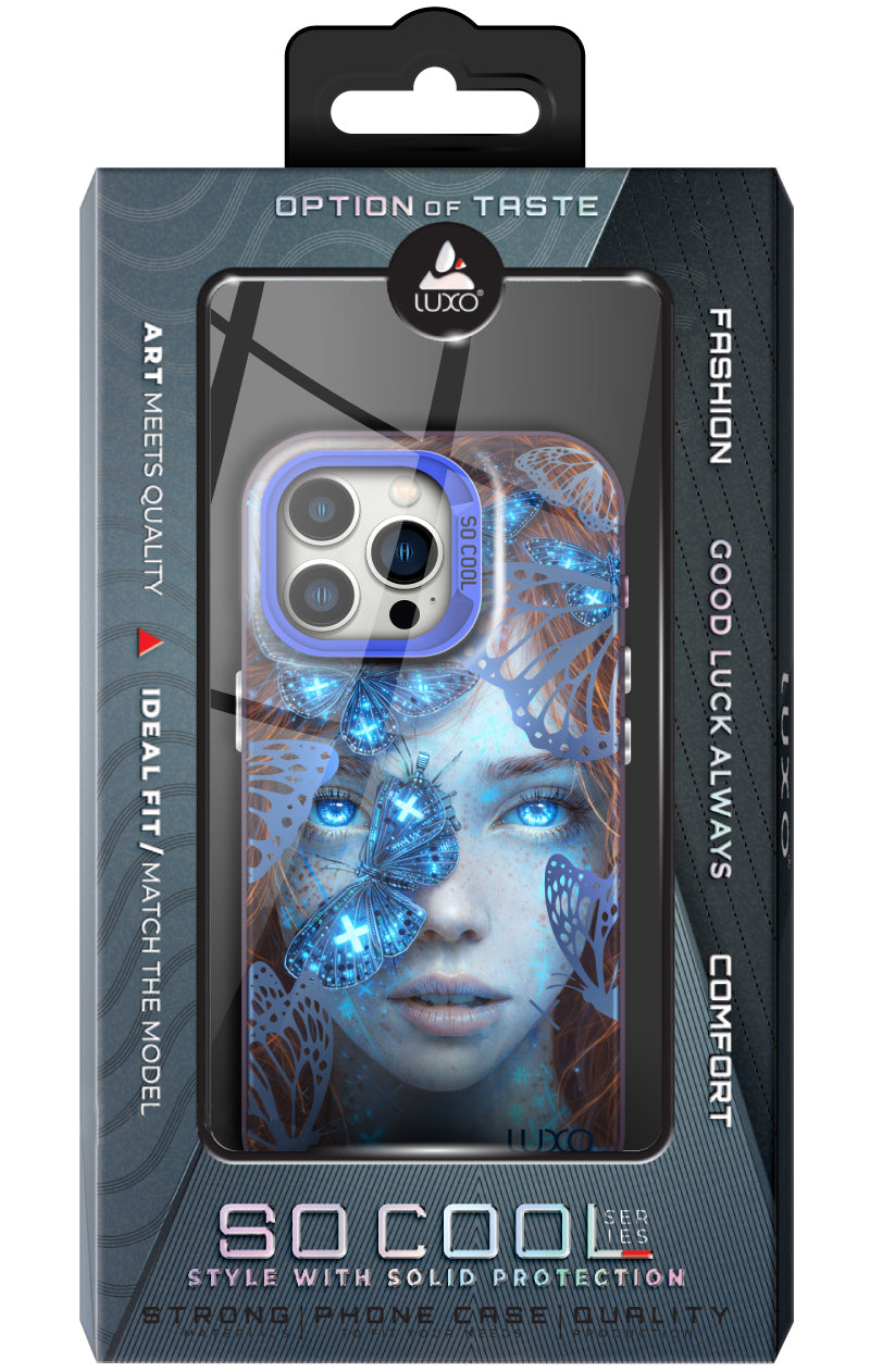 Case for Samsung Galaxy S26 Ultra S948, LUXO So CooL, ArcadiA Butterfly Girl, Multicolor