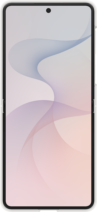 Tok Samsung Galaxy Z Flip8 F776-hez, Szilikon Gyűrűs Mágnes, Fehér EF-EF776CWEGWW