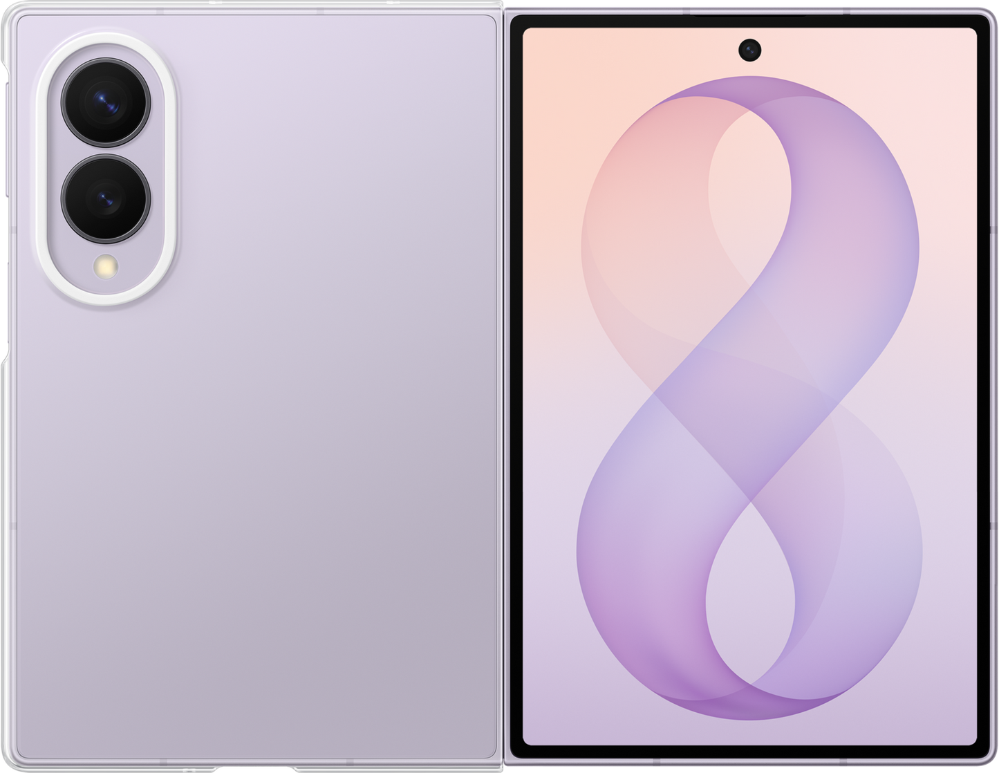 Samsung Galaxy Z Fold8 F971 tok, Átlátszó tok, Átlátszó EF-QF971CTEGWW