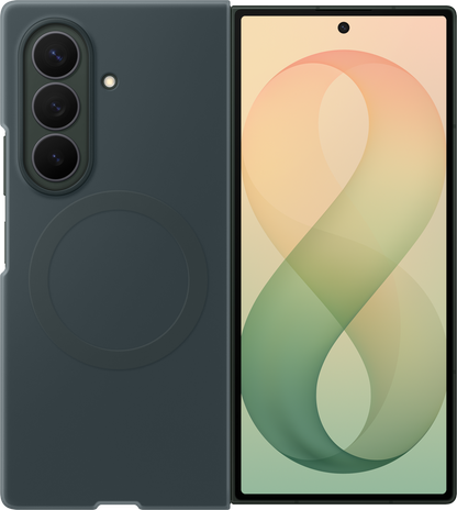 Samsung Galaxy Z Fold8 Ultra F976 tok, szilikon mágneses tok, zöld EF-EF976CGEGWW