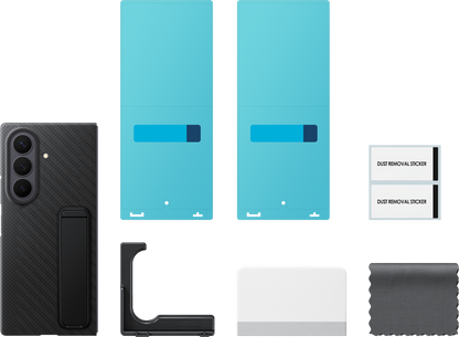 Tok Samsung Galaxy Z Fold8 Ultra F976-hez, Carbon Standing, Fekete EF-XF976SBEGWW