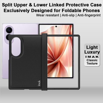 Tok Samsung Galaxy Z Fold8 F971-hez, Imak, karbon, fekete