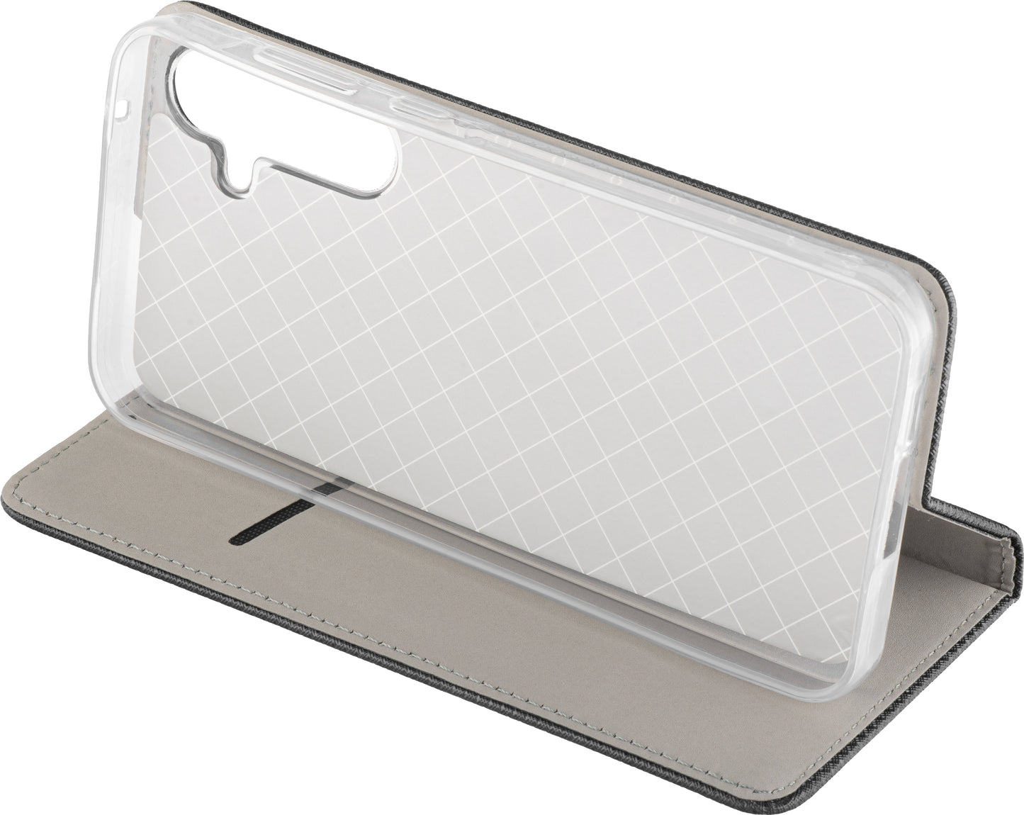 Tok Samsung Galaxy M16 M166 / A16 5G A166 / A16 4G A165 készülékhez, OEM, Smart Magnet, Fekete