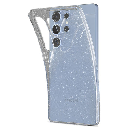 Tok Samsung Galaxy S25 Ultra S938-hez, Spigen, Liquid Crystal Glitter, Átlátszó ACS08950