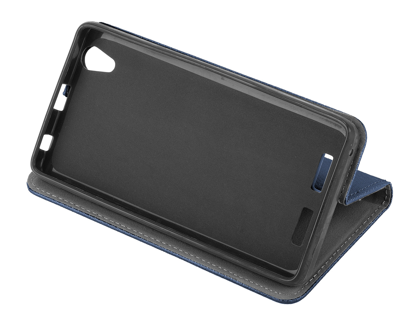 Tok Samsung Galaxy A26 A266-hoz, OEM, Smart Magnet, Tengerészkék