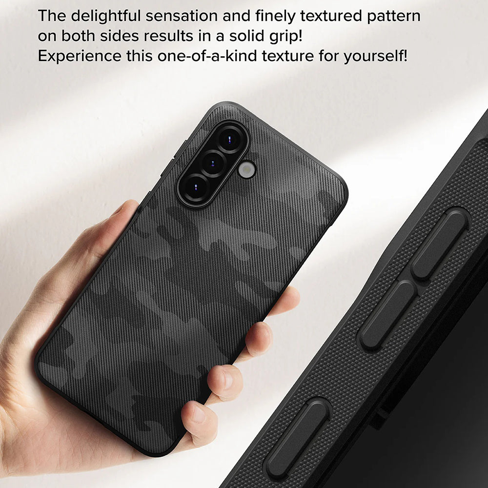 Tok Samsung Galaxy A56 A566 / A36 A366 készülékhez, Ringke, Onyx Camo, Fekete