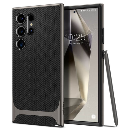 Tok Samsung Galaxy S24 Ultra S928-hoz, Spigen, Neo Hybrid, Szürke ACS07305