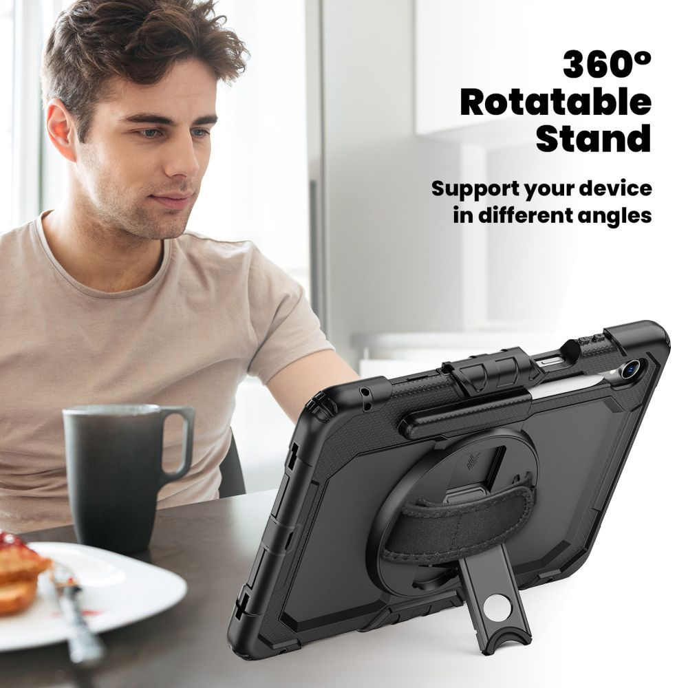 Case for Samsung Galaxy Tab S11, Tech-Protect, Solid360, Black