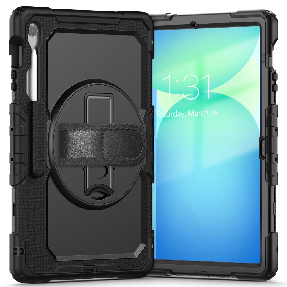Tok Samsung Galaxy Tab S10 FE+ készülékhez, Tech-Protect, Solid, Fekete