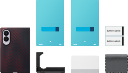 Tok Samsung Galaxy Z Fold8 F971-hez, Carbon Magnet Case, Piros EF-KF971SREGWW