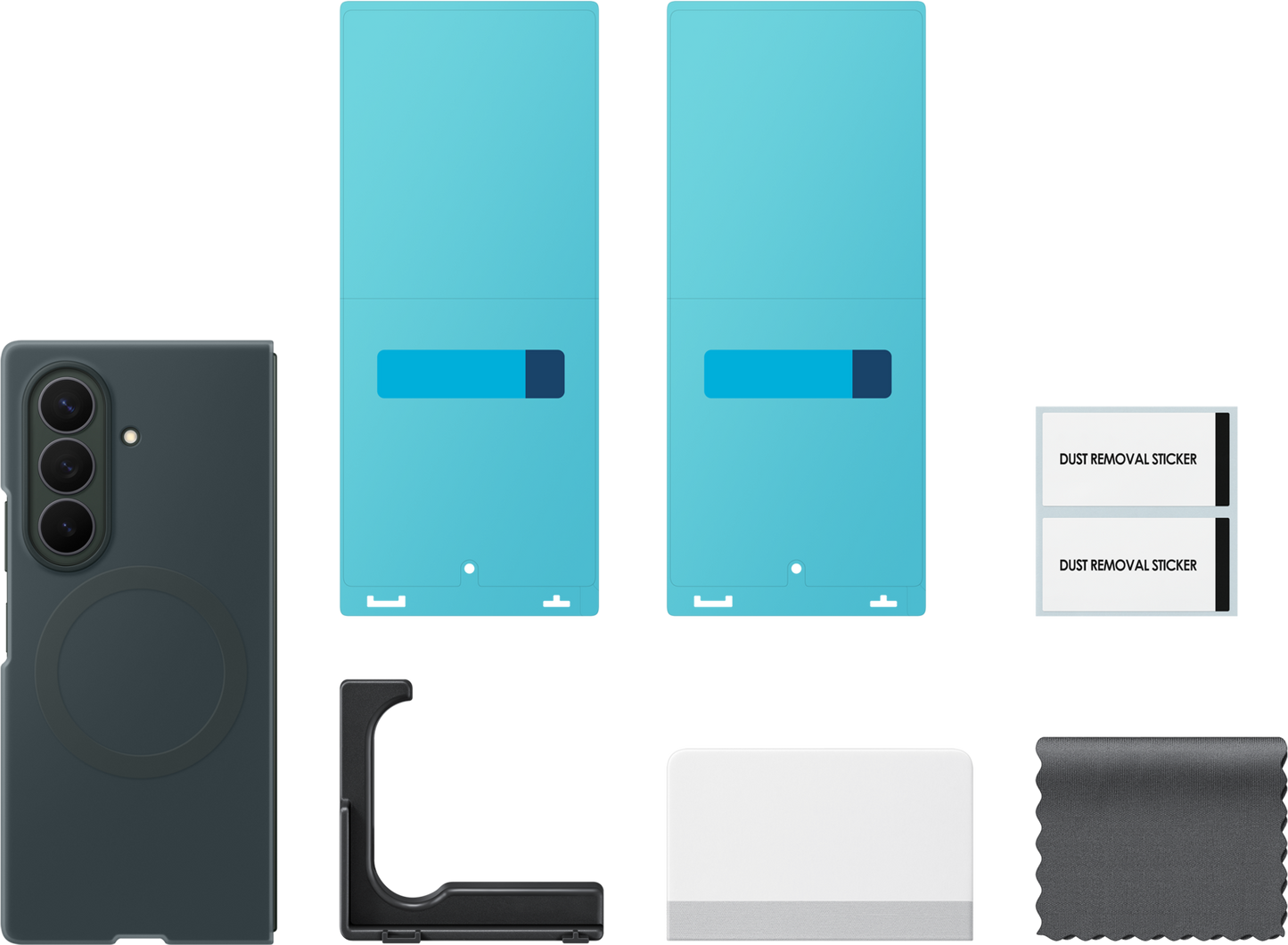 Samsung Galaxy Z Fold8 Ultra F976 tok, szilikon mágneses tok, zöld EF-EF976CGEGWW