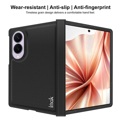 Tok Samsung Galaxy Z Fold8 F971-hez, Imak, karbon, fekete