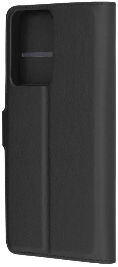 Tok Samsung Galaxy A56 A566-hoz, Techsuit, bőr folio, fekete