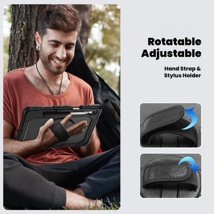 Case for Samsung Galaxy Tab S11, Tech-Protect, Solid360, Black