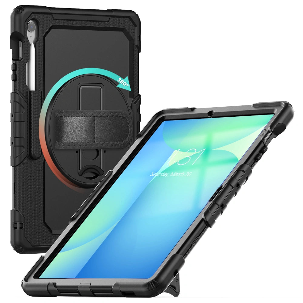 Tok Samsung Galaxy Tab S10 FE+ készülékhez, Tech-Protect, Solid, Fekete