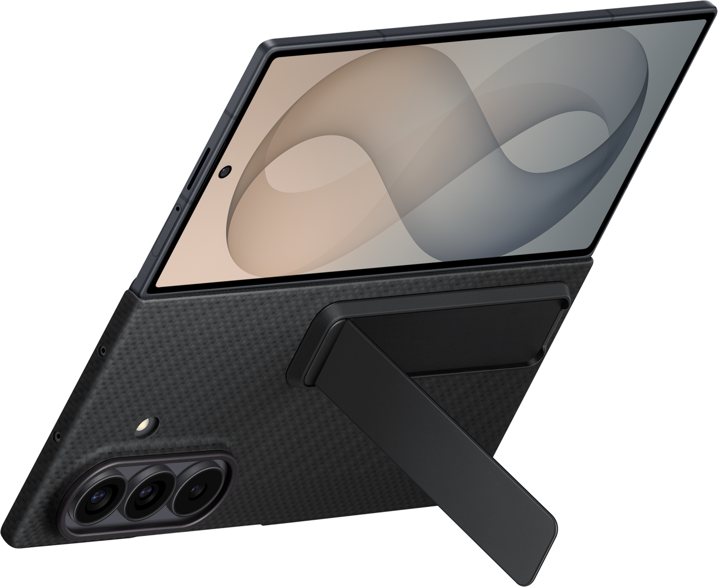 Tok Samsung Galaxy Z Fold8 Ultra F976-hez, Carbon Standing, Fekete EF-XF976SBEGWW