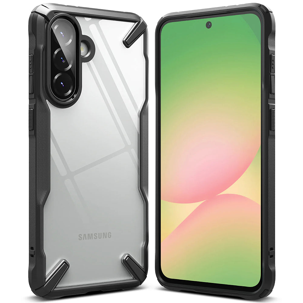 Tok Samsung Galaxy A56 A566 / A36 A366 készülékhez, Ringke, Fusion X, Fekete