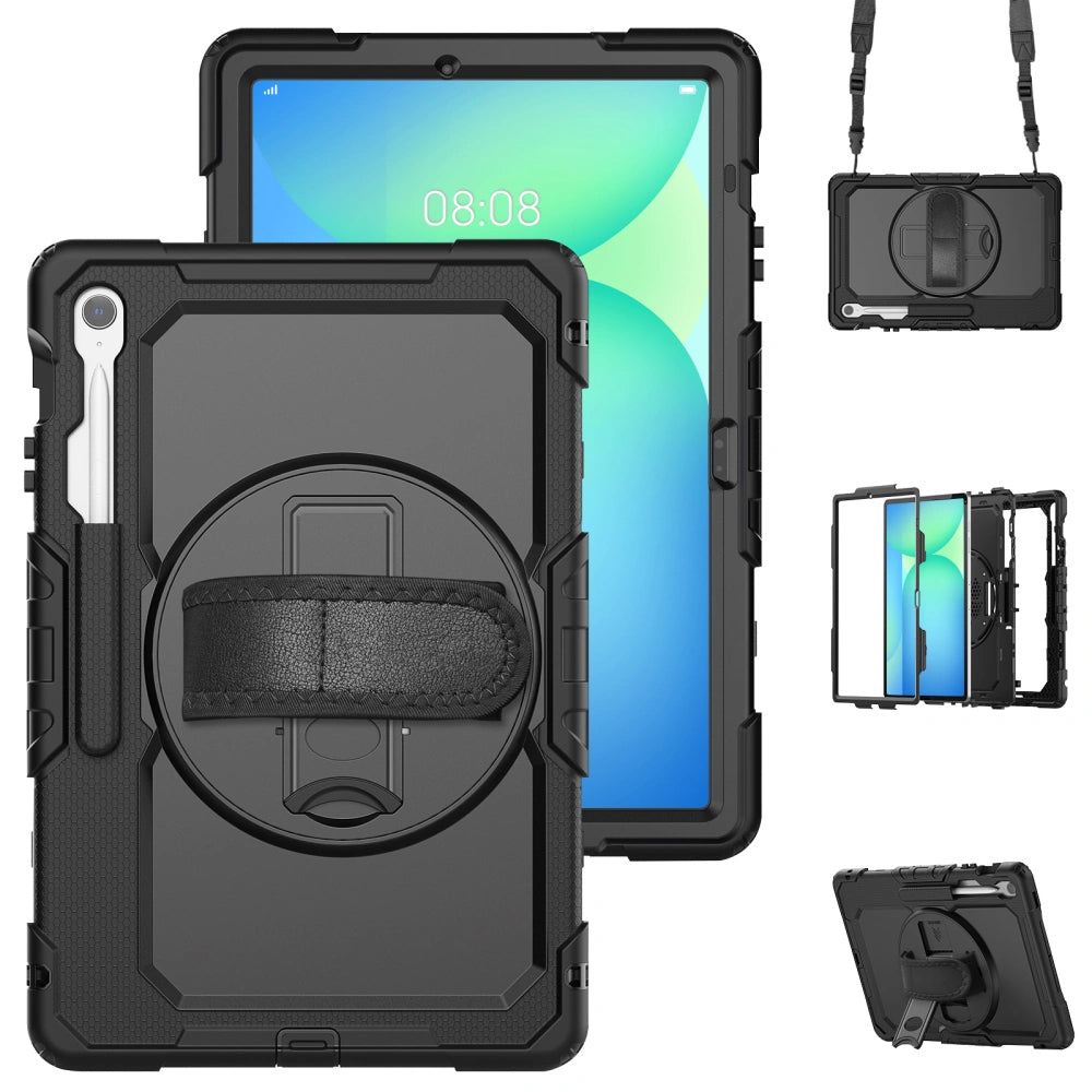 Tok Samsung Galaxy Tab S10 FE+ készülékhez, Tech-Protect, Solid, Fekete
