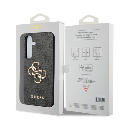 Tok Samsung Galaxy S24+ S926-hoz, Guess, 4G Nagy Logó, Fekete, Újracsomagolt
