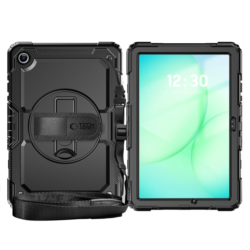 Tok Samsung Galaxy Tab S10 FE+ készülékhez, Tech-Protect, Solid, Fekete