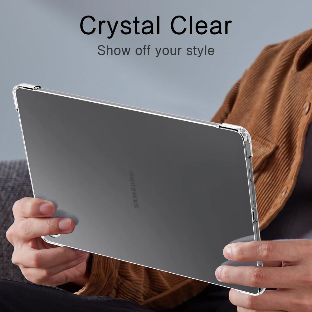 Case for Samsung Galaxy Tab A11+ / Tab A9+, Tech-Protect, Flexair, Transparent