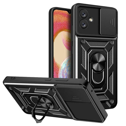 Tok Samsung Galaxy A04e A042 / M04 M045, Techsuit, CamShield, Fekete