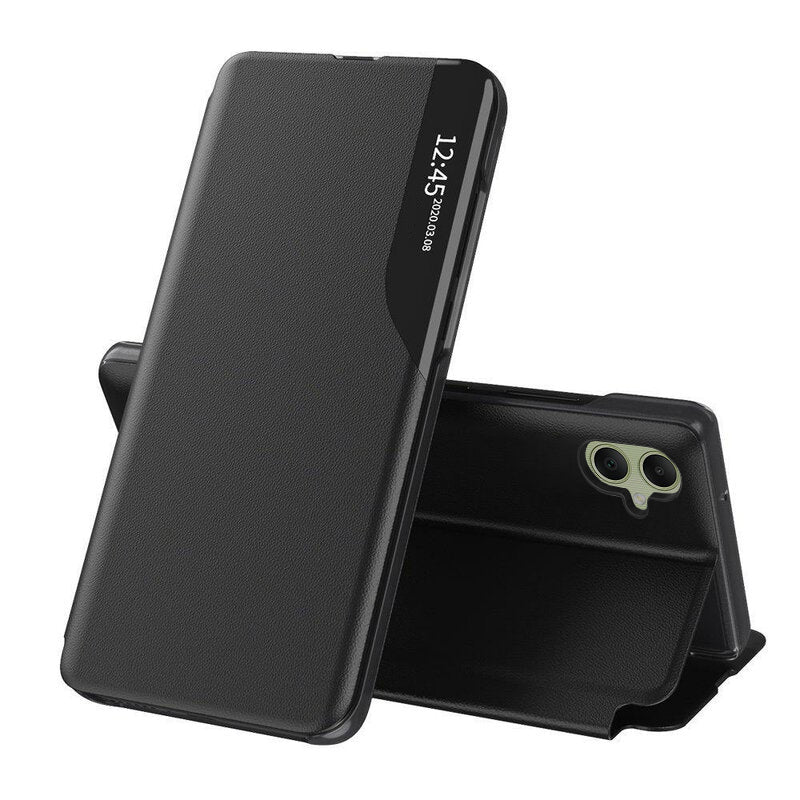 Tok Samsung Galaxy A05 A055-hez, Techsuit, eFold, Fekete