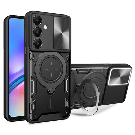 Tok Samsung Galaxy A05s A057-hez, Techsuit, CamGuard Pro, Fekete