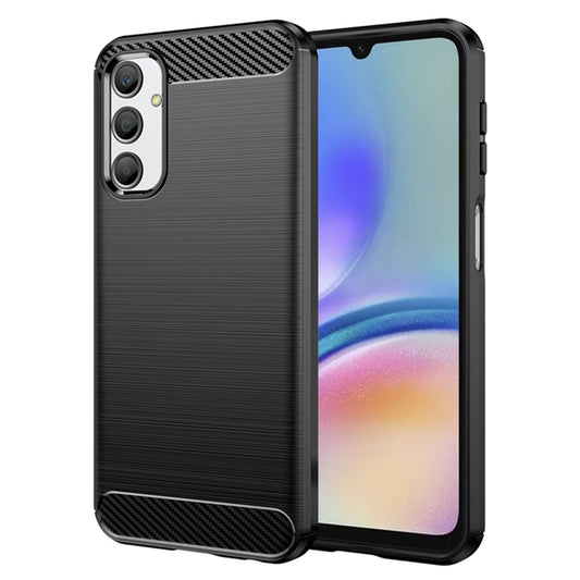 Tok Samsung Galaxy A05s A057-hez, Techsuit, karbon, fekete