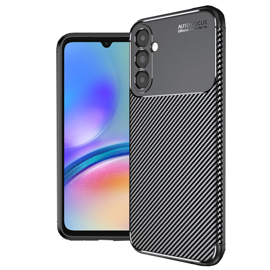 Tok Samsung Galaxy A05s A057-hez, Techsuit, CarbonFiber, Fekete
