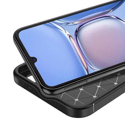 Tok Samsung Galaxy A05s A057-hez, Techsuit, CarbonFiber, Fekete