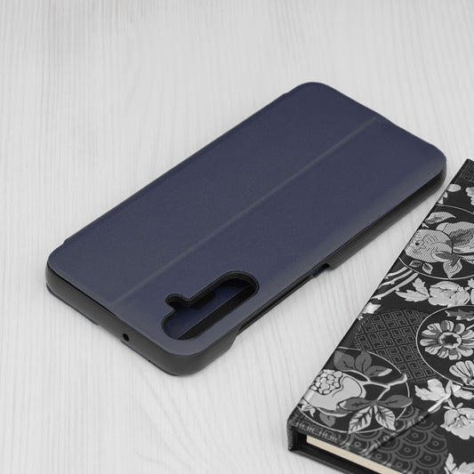 Tok Samsung Galaxy A05s A057-hez, Techsuit, eFold, Sötétkék