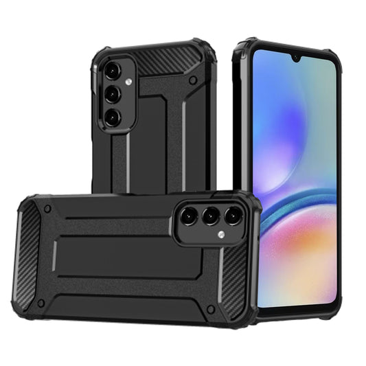 Tok Samsung Galaxy A05s A057-hez, Techsuit, Hybrid Armor, Fekete
