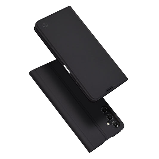 Tok Samsung Galaxy A05s A057-hez, Techsuit, Magskin Book, Fekete