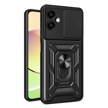 Tok Samsung Galaxy A06 A065-hez, Techsuit, CamShield, Fekete