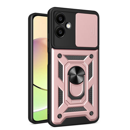 Tok Samsung Galaxy A06 A065-hez, Techsuit, CamShield, Rózsaszín