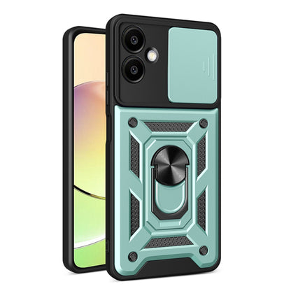 Tok Samsung Galaxy A06 A065-hez, Techsuit, CamShield, Zöld