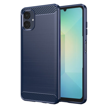 Tok Samsung Galaxy A06 A065-hez, Techsuit, karbon, kék