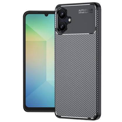 Tok Samsung Galaxy A06 A065-hez, Techsuit, CarbonFiber, Fekete