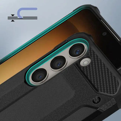 Tok Samsung Galaxy A06 A065-hez, Techsuit, Hybrid Armor, Fekete
