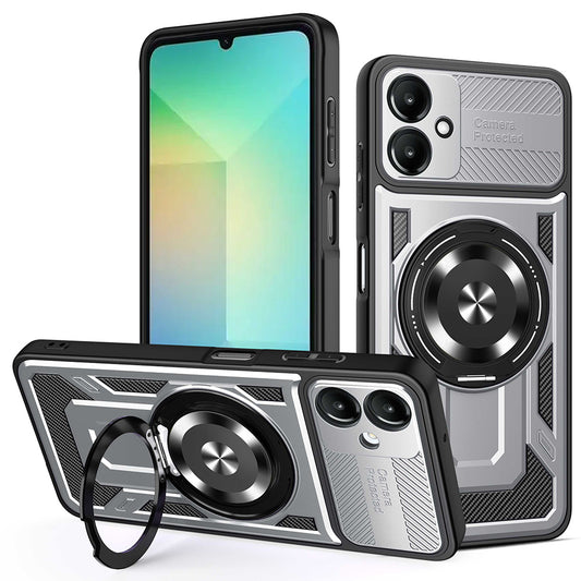 Tok Samsung Galaxy A06 A065-hez, Techsuit, RuggedCam, Szürke