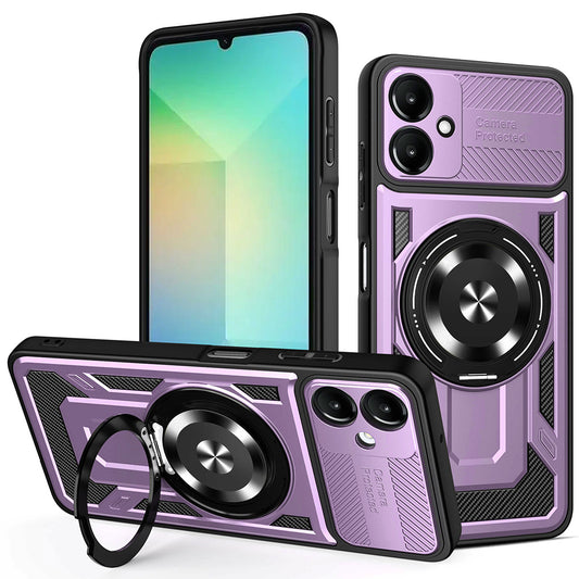 Tok Samsung Galaxy A06 A065-hez, Techsuit, RuggedCam, Lila