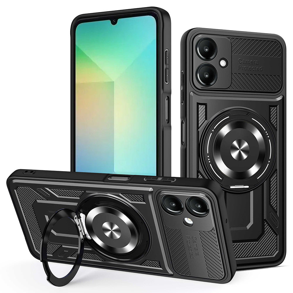 Samsung Galaxy A06 A065 tok, Techsuit, RuggedCam, Fekete