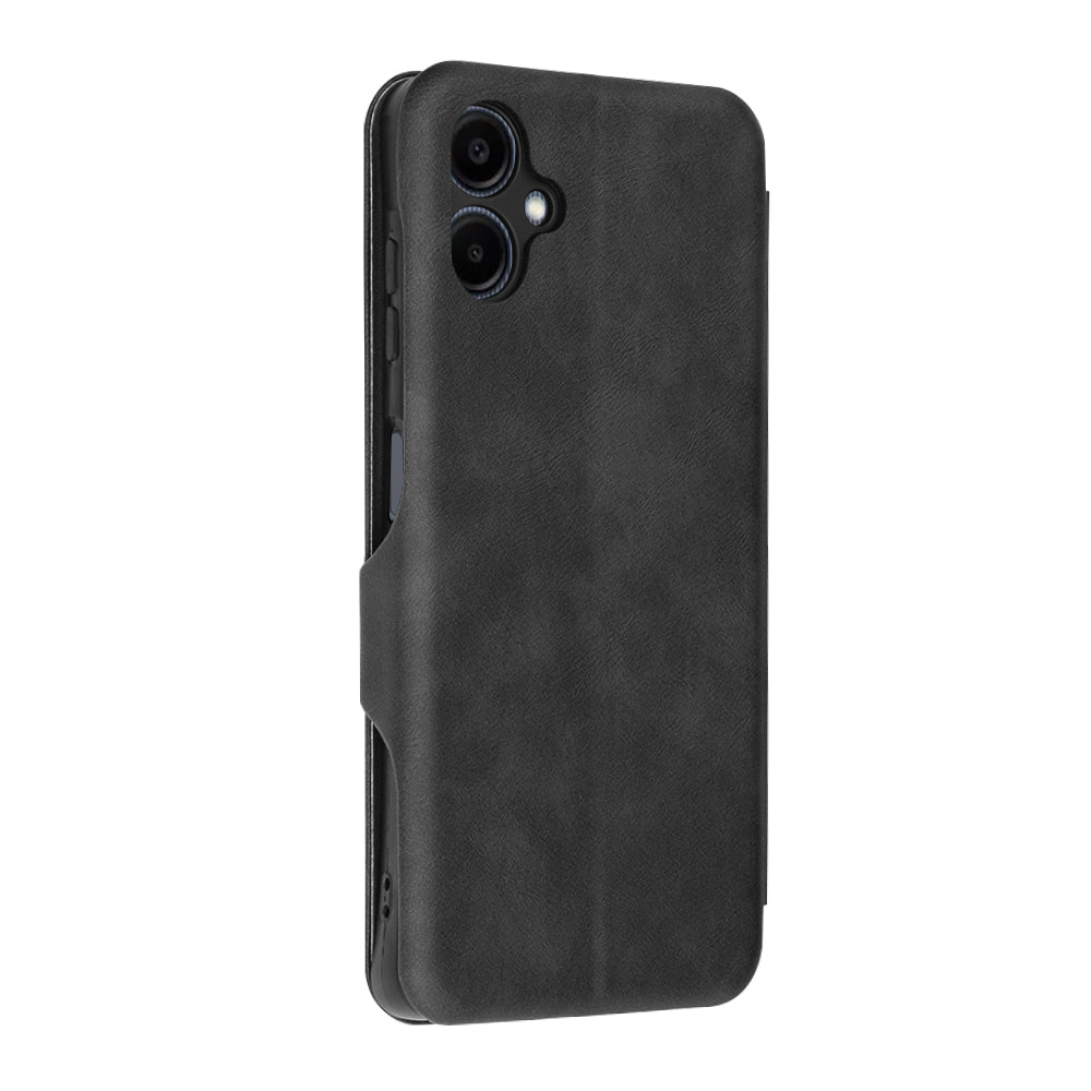 Tok Samsung Galaxy A06 A065-hez, Techsuit, Safe Wallet Plus, Fekete
